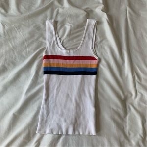 Knit Rainbow Tank